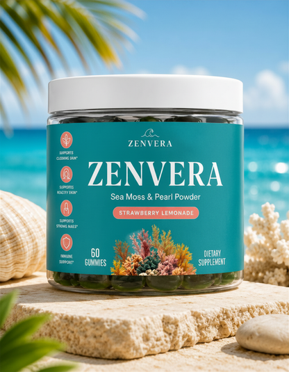 Zenvera Sea Moss & Pearl Powder Gummies